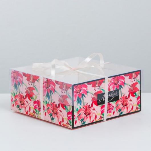 Коробка для капкейка «Мечтай», 16 × 16 × 7.5 см 