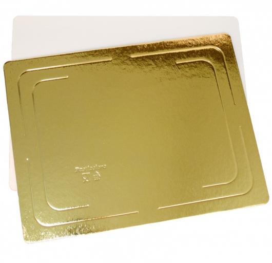 Подложка для торта 30 см*40 см плотность 2,5 мм золото