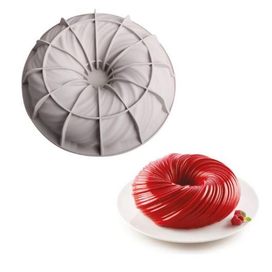 Форма для муссовых десертов и выпечки «Вихрь», 20×7 см, цвет МИКС