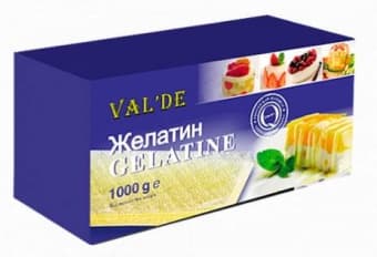 Желатин листовой 