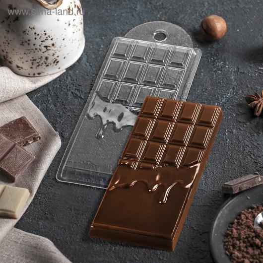 Форма для шоколада «Шоколад горячий», 7×15×1 см