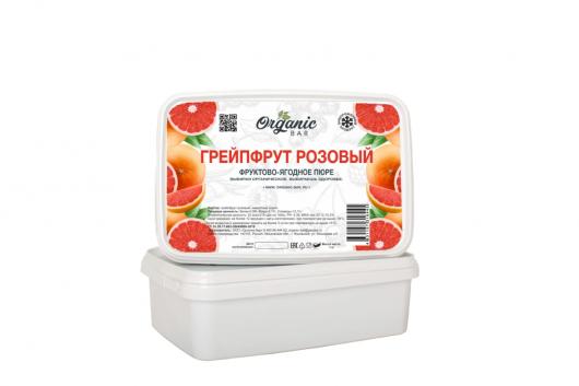 Пюре Organic-bar грейпфрут розовый 0,2 кг замороженное