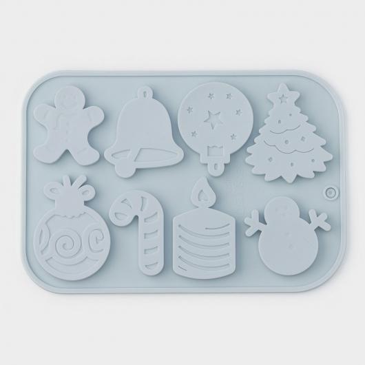 Форма для льда и шоколада «Новый год», 18,5×12,8×0,5 см, 8 ячеек