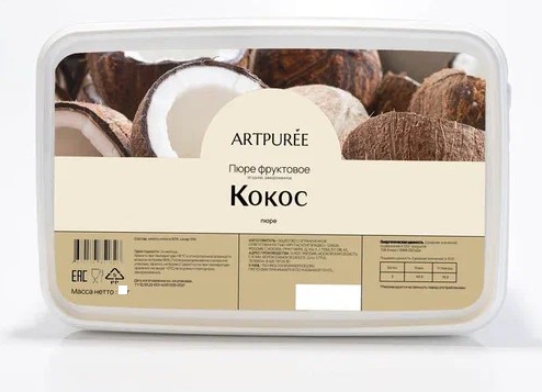 Пюре Artpuree кокос 0,25 кг замороженное