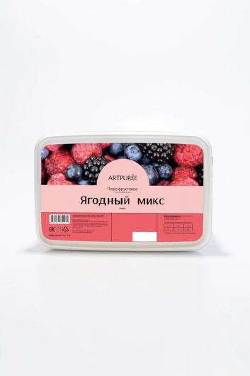 Пюре Artpuree ягодный микс 1 кг замороженное