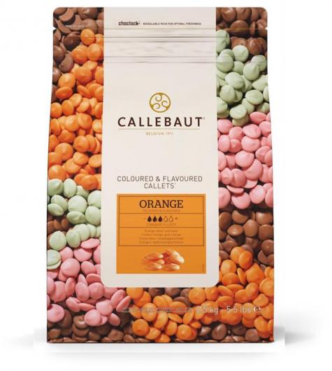 Callebaut Шоколад со вкусом апельсина в галлетах 2,5 кг