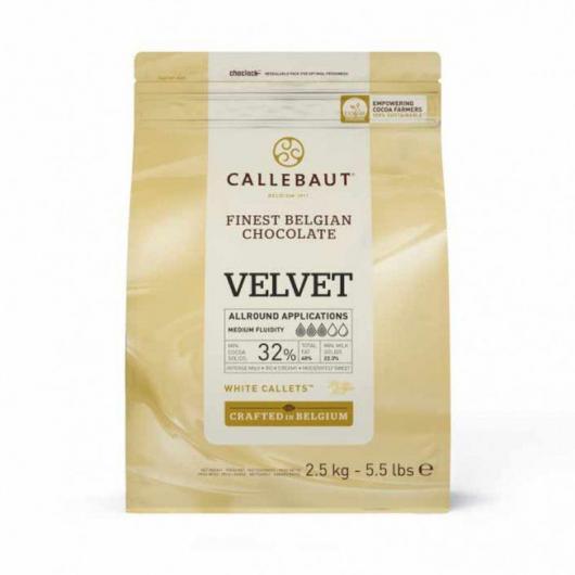 Callebaut Шоколад белый Velvet 32% 2,5 кг
