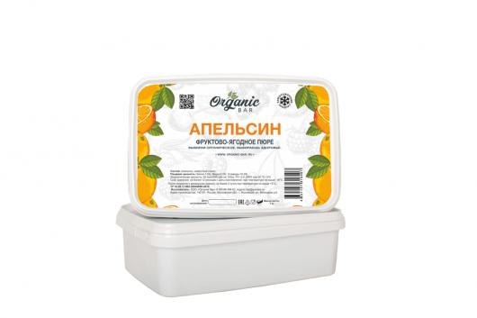 Пюре Organic-bar апельсин 0,3 кг замороженное